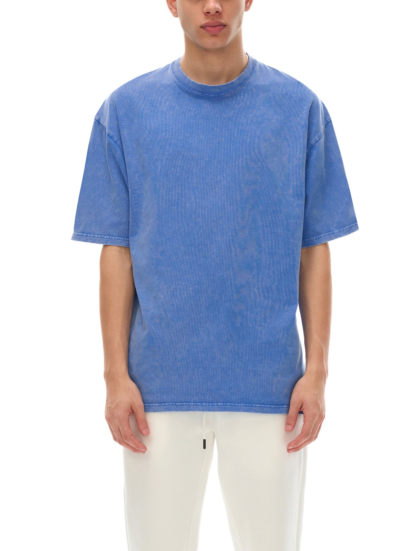 Bear Means Business - Snow Washed Oversized Cotton T-Shirt