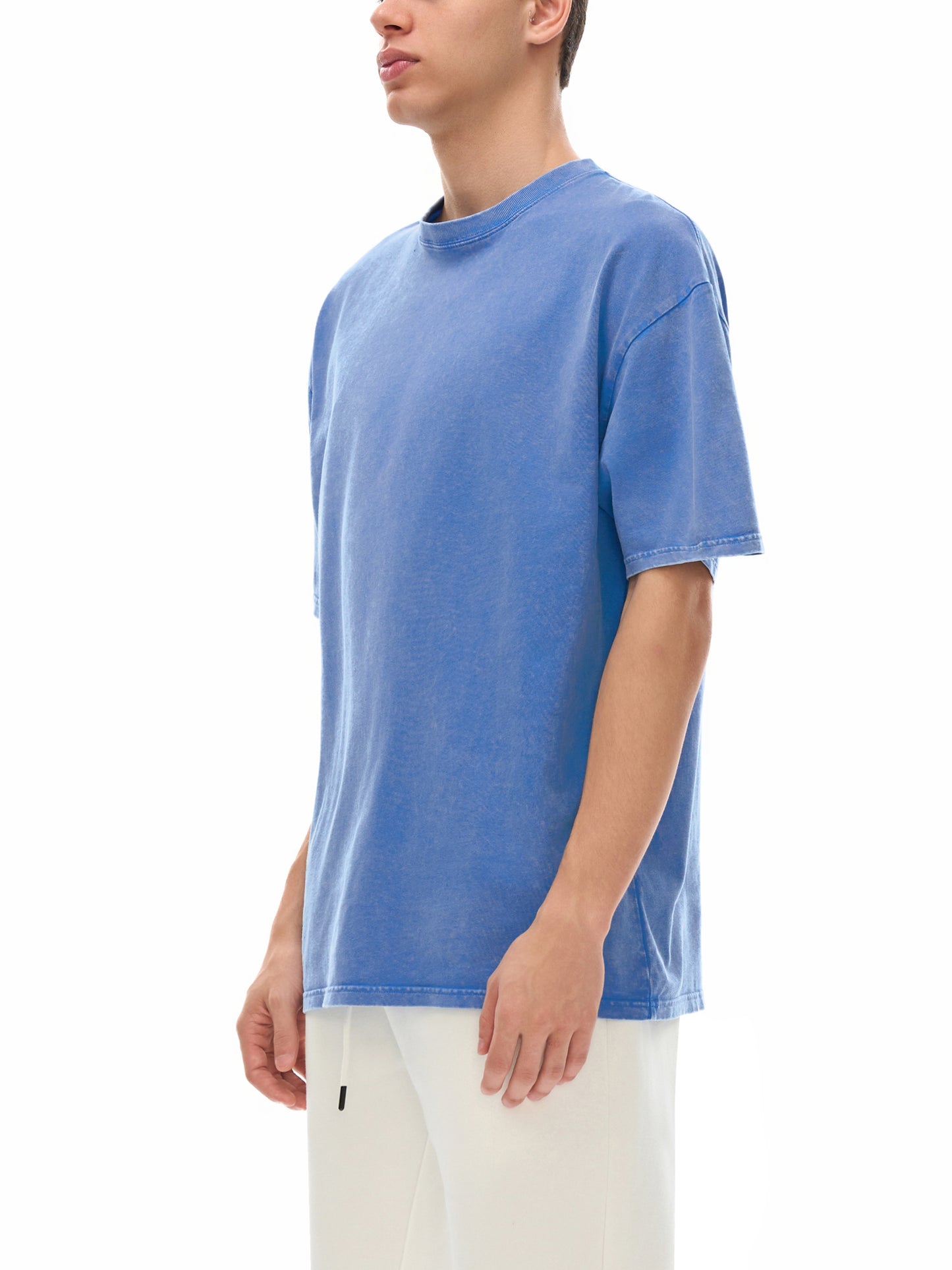 Bear Means Business - Snow Washed Oversized Cotton T-Shirt