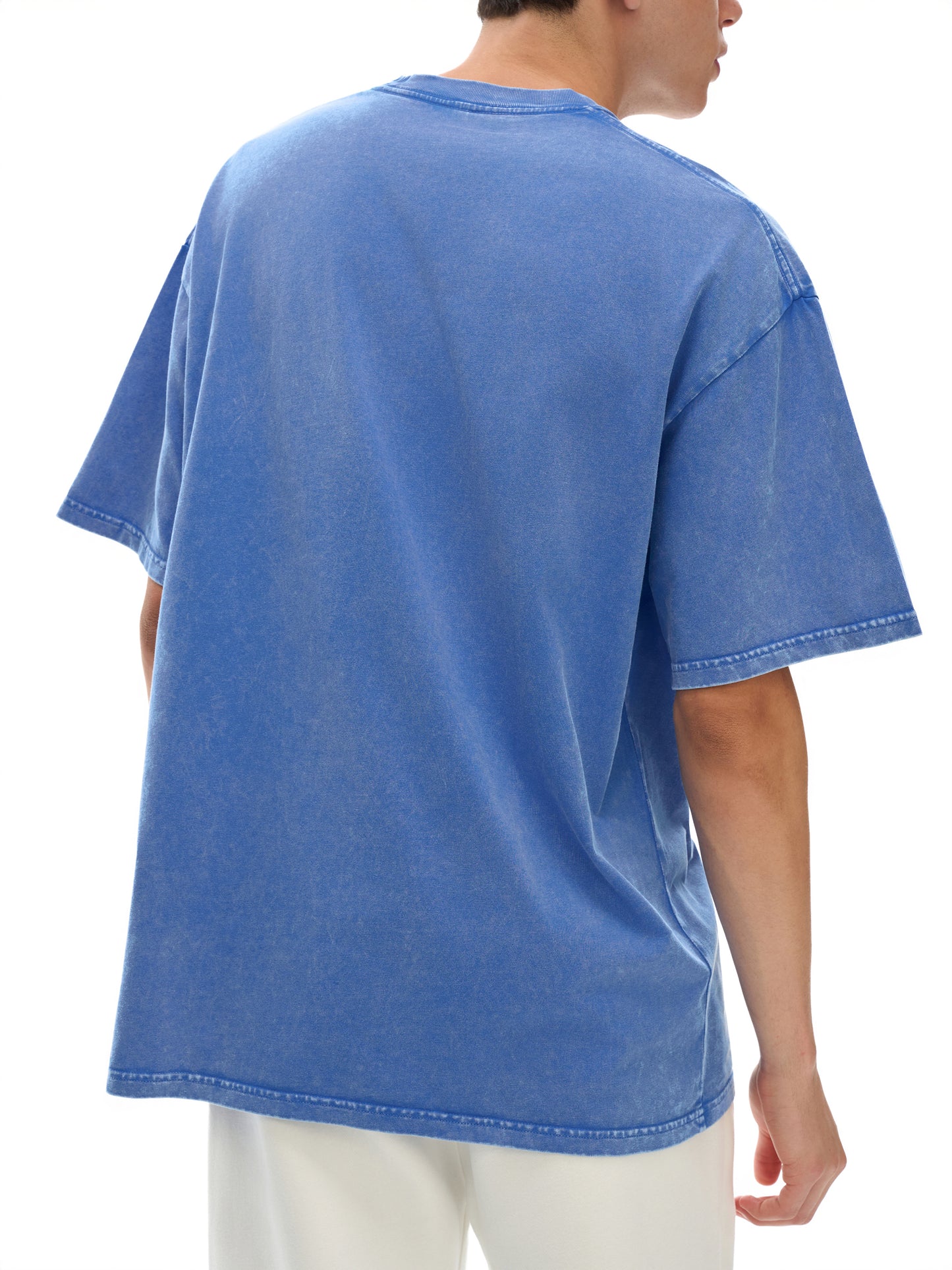 Bear Means Business - Snow Washed Oversized Cotton T-Shirt