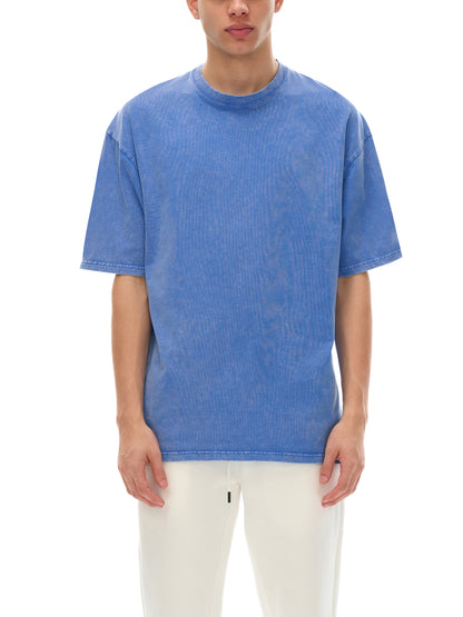 Bear Means Business - Snow Washed Oversized Cotton T-Shirt