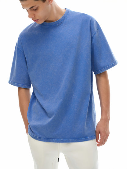 Bear Means Business - Snow Washed Oversized Cotton T-Shirt